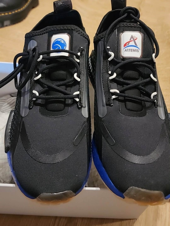 adidas Other - Adidas Kids Black and Blue Artemis Lace-Up Sneakers